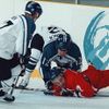 Archivní snímky z ZOH Nagano 1998 - hokej. David Moravec