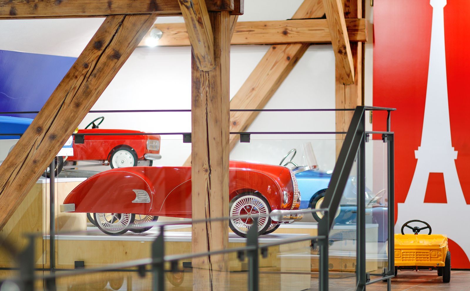 Pedal Planet muzeum šlapacích autíček