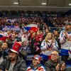 Čeští fanoušci v zápase MS do 20 let Česko - Německo