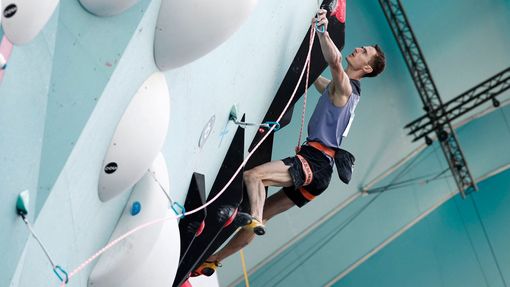 Adam Ondra na OH 2024 v Paříži