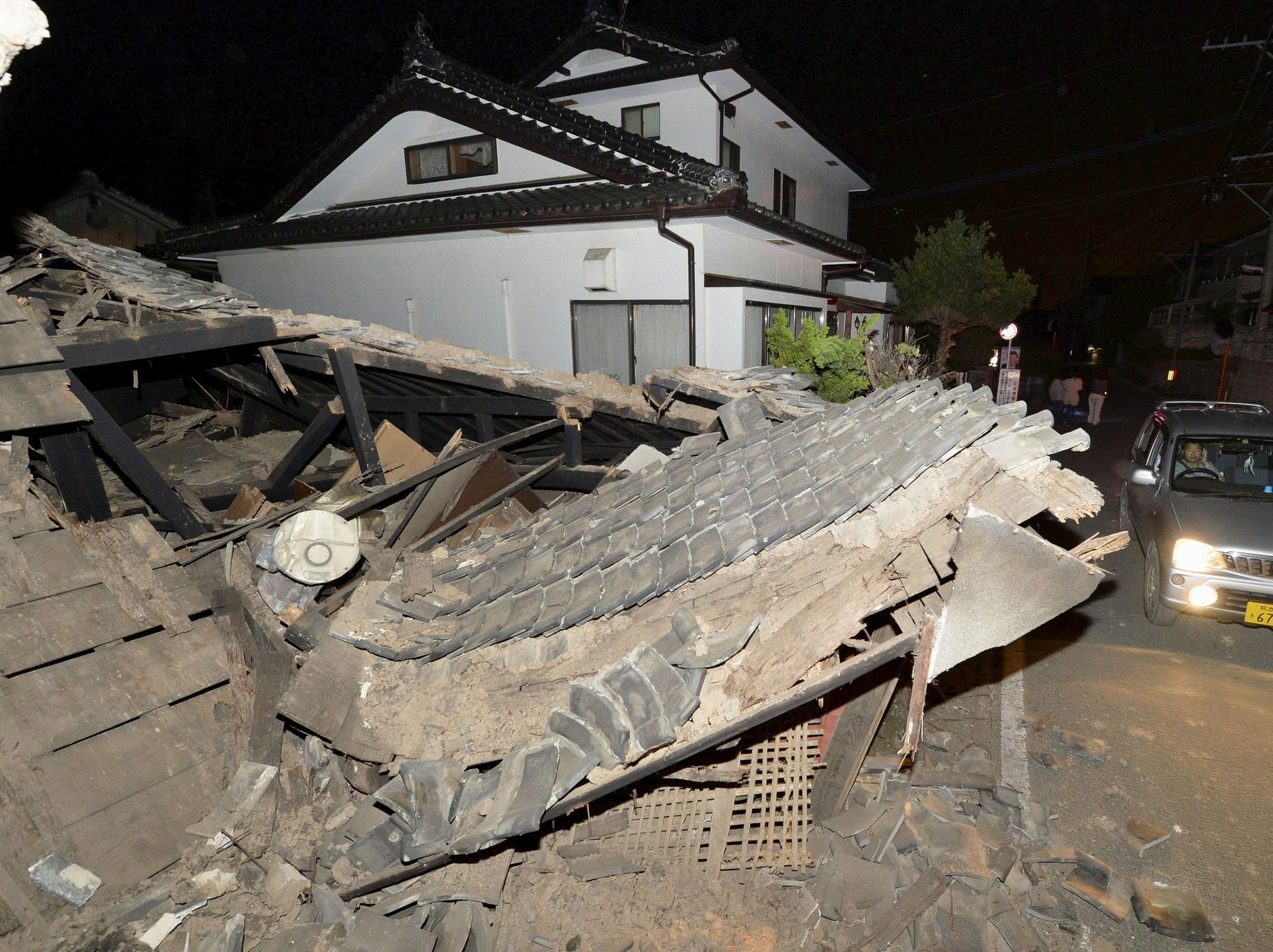 Zemětřesení v japonském Kumamoto