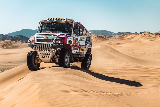 Pascal de Baar (Tatra) na trati Rallye Dakar 2024