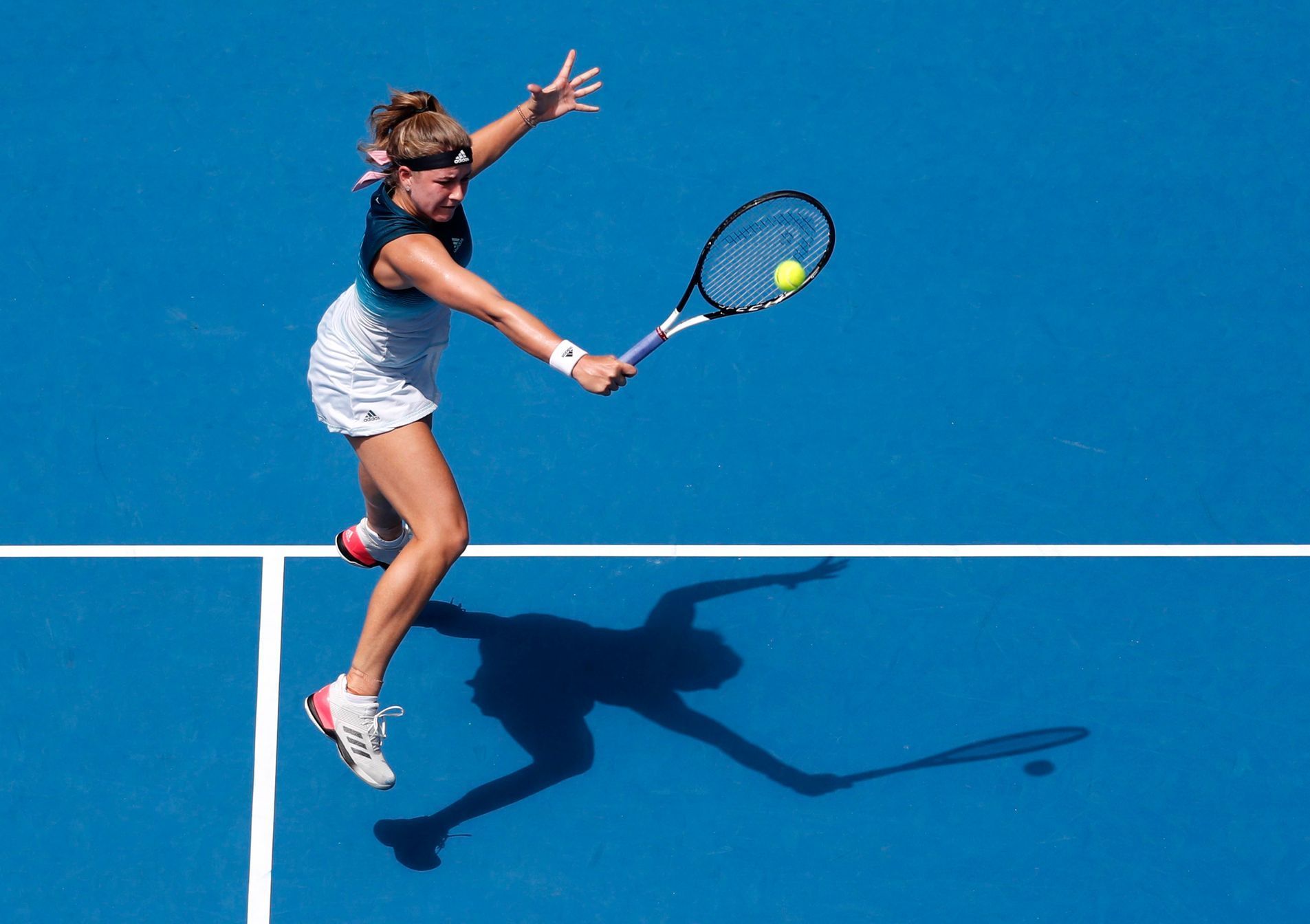 tenis, Australian Open 2019, Karolína Muchová v utkání 1. kola