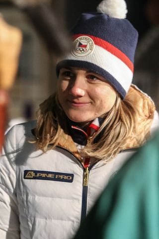 Vítání čtyř olympioniků ve Vrchlabí (2018) - Karolína Erbanová