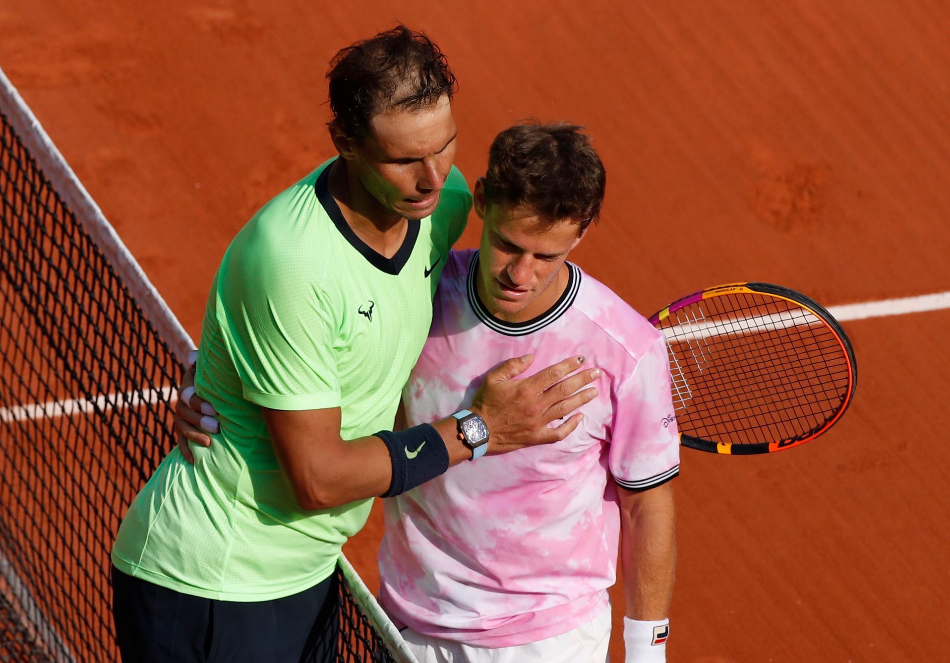 French Open 2021, čtvrtfinále (Rafael Nadal, Diego Schwartzman)