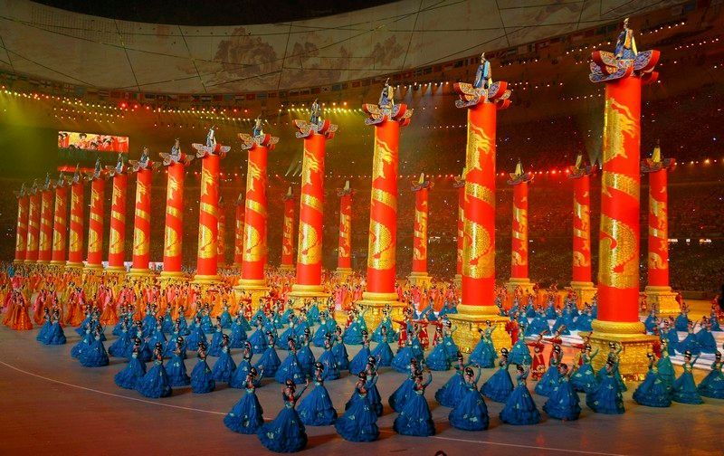 Zahajovací ceremoniál v Pekingu