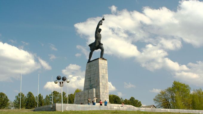 Památník u Moskvy.