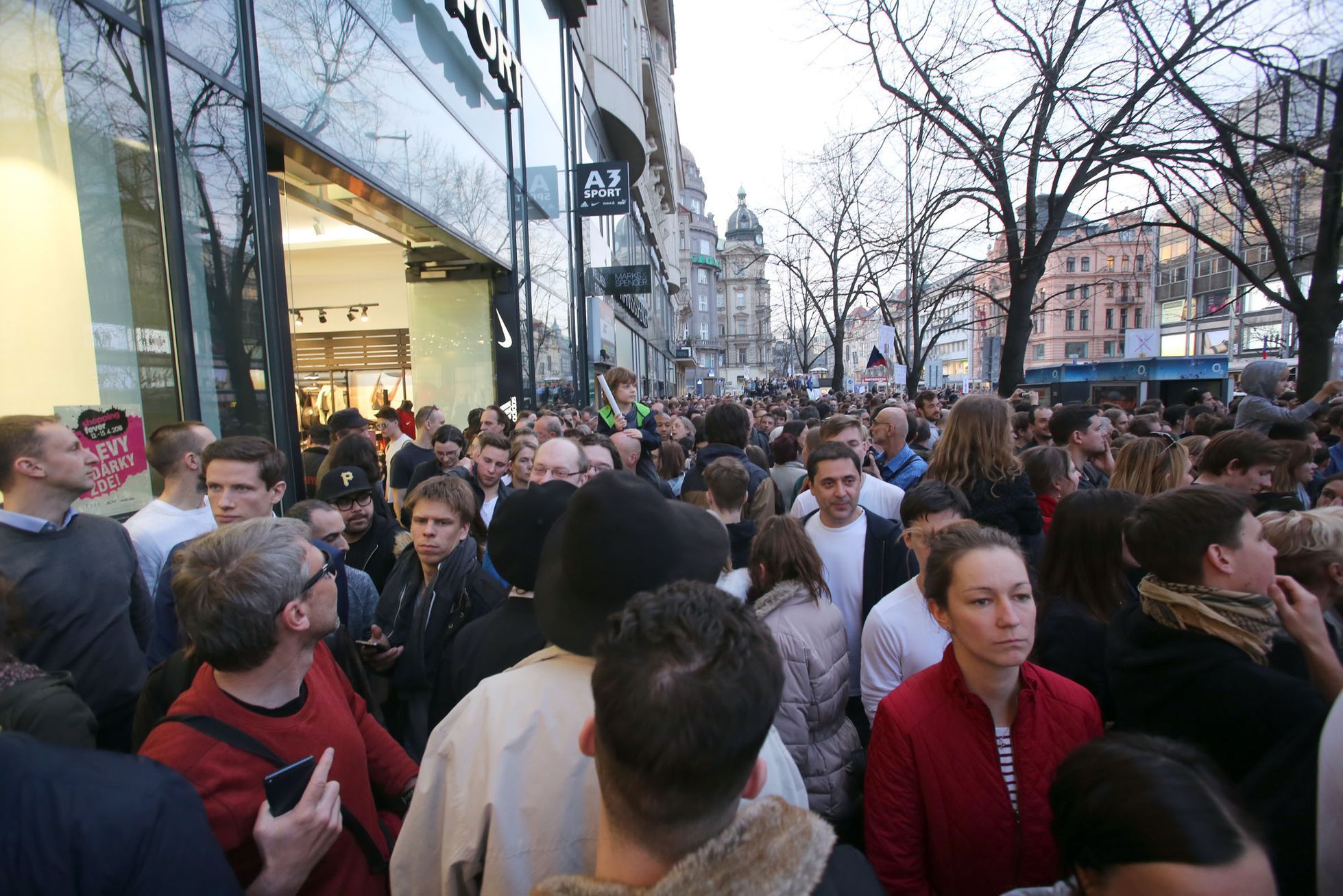 Demonstrace proti Babišovi