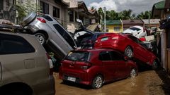 Aftermath of Typhoon Kalmaegi in Cebu, Philippines