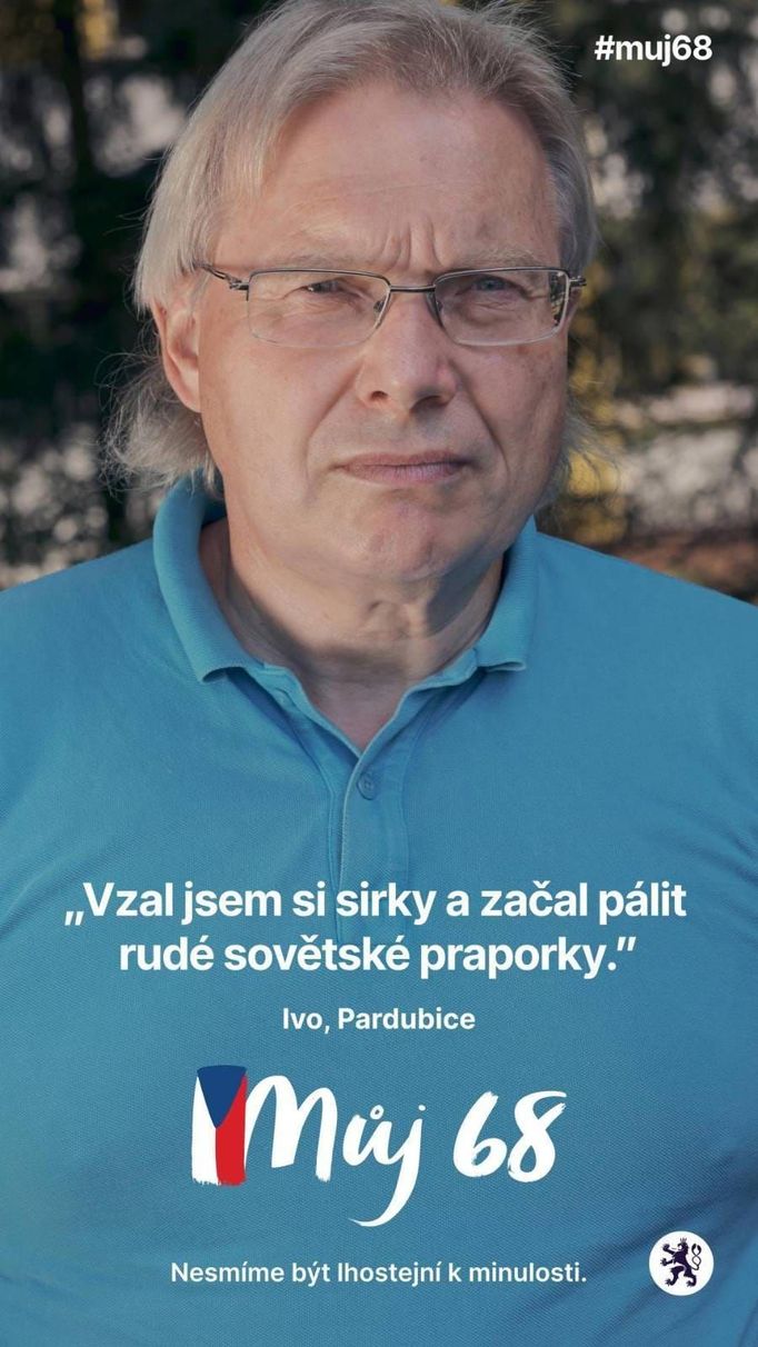 Tváře nové kampaně k okupaci Československa 21. srpna 1968