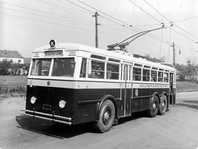 Trolejbus - Praha TOT, Praha, 30. léta. "Trolleybusy hlavního města Prahy".