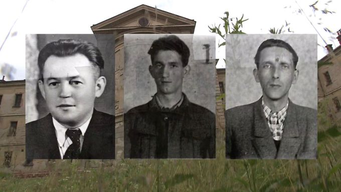 Popravení: František Mana, Antonín Jánošík, Rudolf Lenhard.