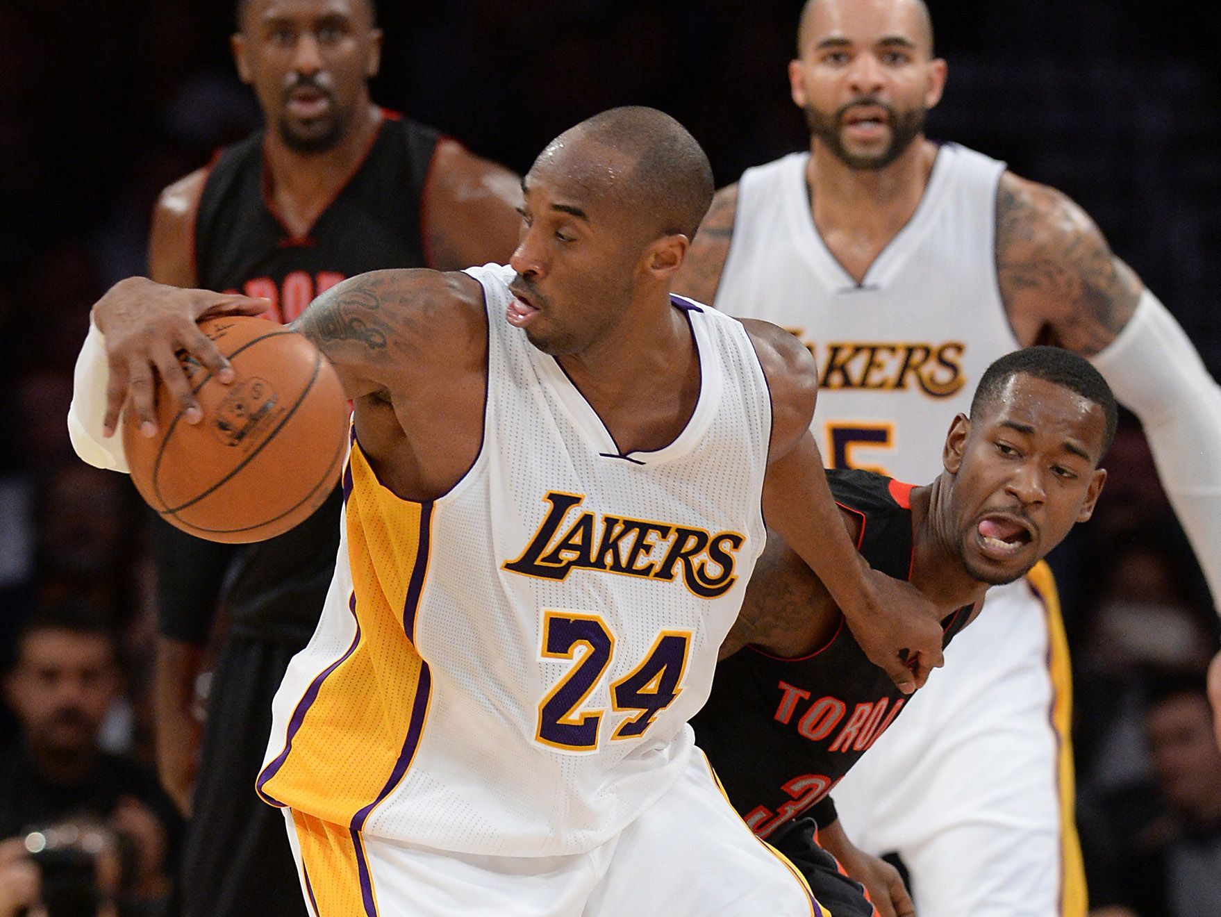 NBA: Toronto Raptors at Los Angeles Lakers (Bryant)