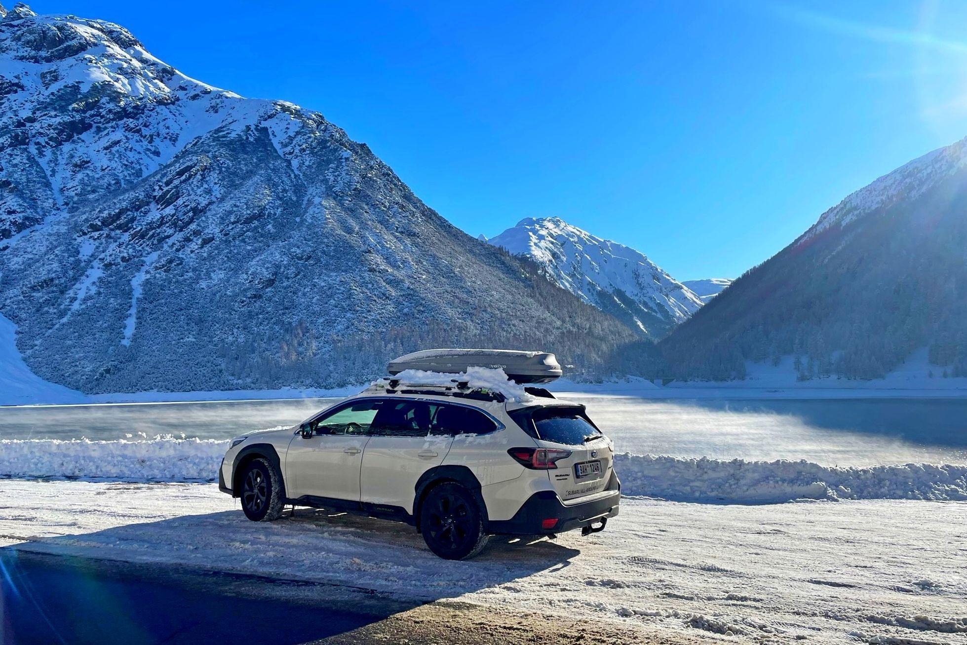 Cestopis Livigno a Subaru Outback 2022