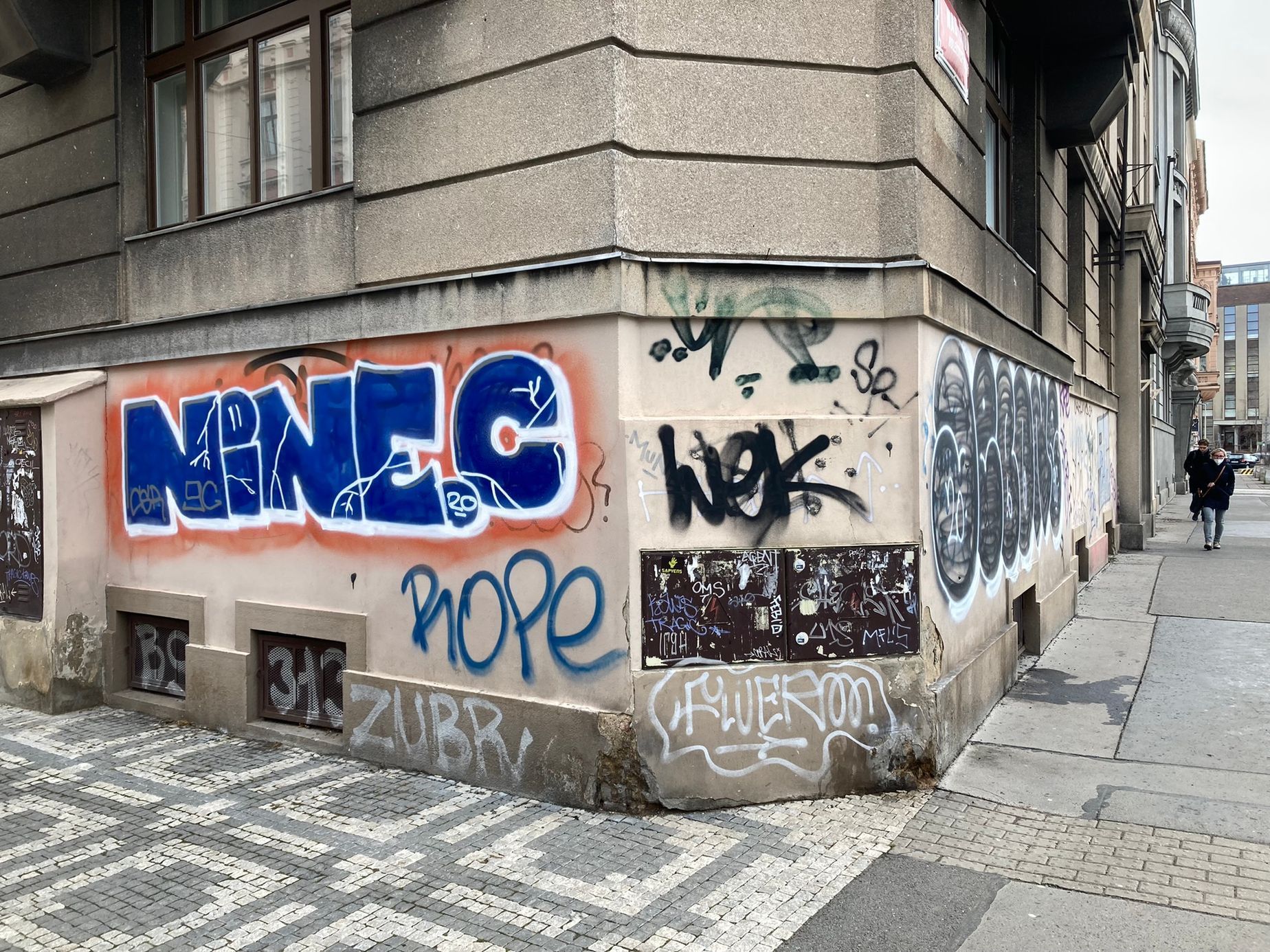 Graffiti v Praze 1