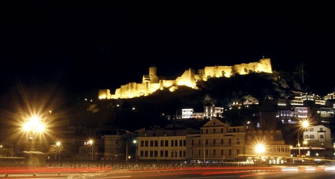 Historické centrum Tbilisi, Gruzie.