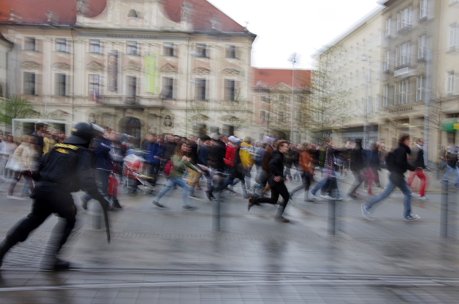 Brno blokovalo pochod neonacistů - finální foto