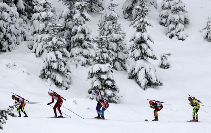 Biatlon, SP  Hochfilzen: štafeta mužů