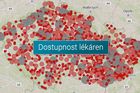 Mapa: V Česku je 2755 lékáren, jen deset jich však má nonstop. Leckde mají lidé smůlu