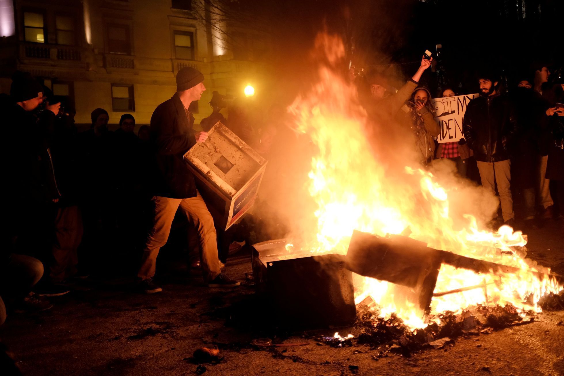 Protesty proti Trumpovi ve Washingtonu, 20. ledna 2017