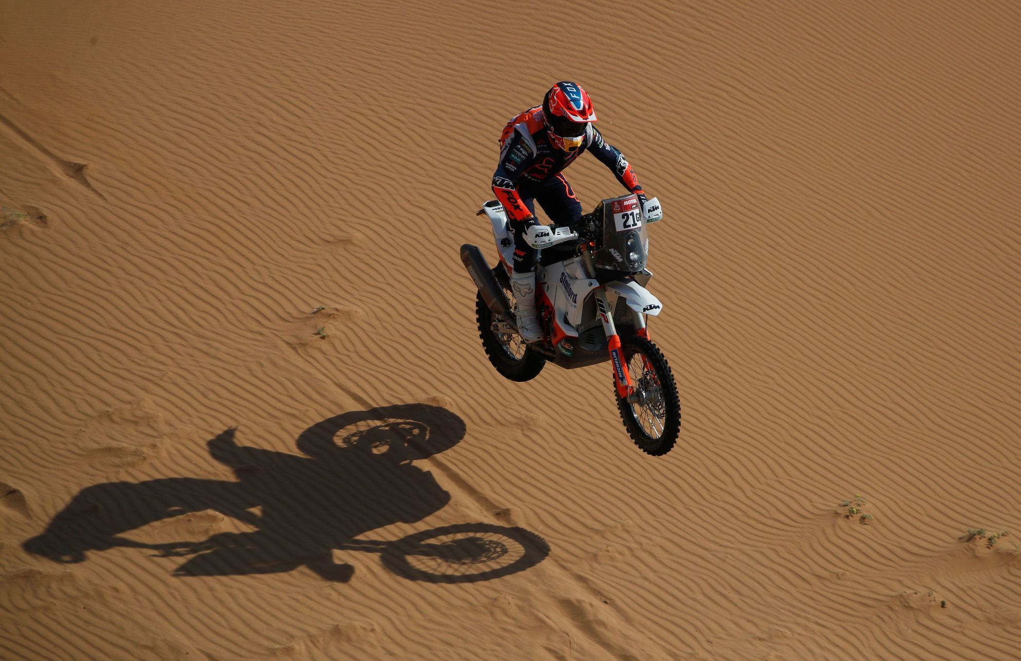 Daniel Sanders (KTM) v 4. etapě Rallye Dakar 2021
