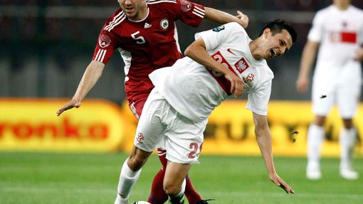 Přátelský fotbalový duel před EURO 2012 Polsko - Lotyšsko