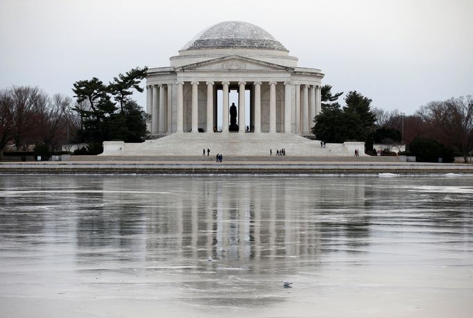 Jeffersonův památník ve Washingtonu.