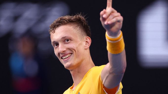 Jiří Lehečka v osmifinále Australian Open 2023