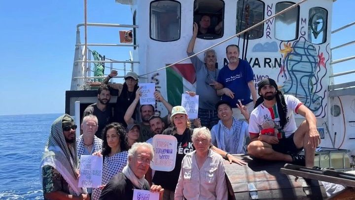 Izraelští vojáci zadrželi další loď s aktivisty a humanitární pomocí mířící ke Gaze; Zdroj foto: Freedom Flotilla Coalition
