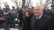 Prezident Václav Klaus s manželkou Livií.