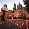 Tichý protest proti válce v Arménii a uctění památky jejích obětí, Praha, Malostranské náměstí