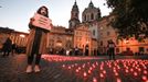 Tichý protest proti válce v Arménii a uctění památky jejích obětí.