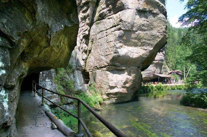 Edmundova soutěska, Národní park České Švýcarsko