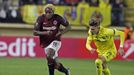 Sparta Prague's Tiemoko Konate and Villarreal's Samuel Castillejo i