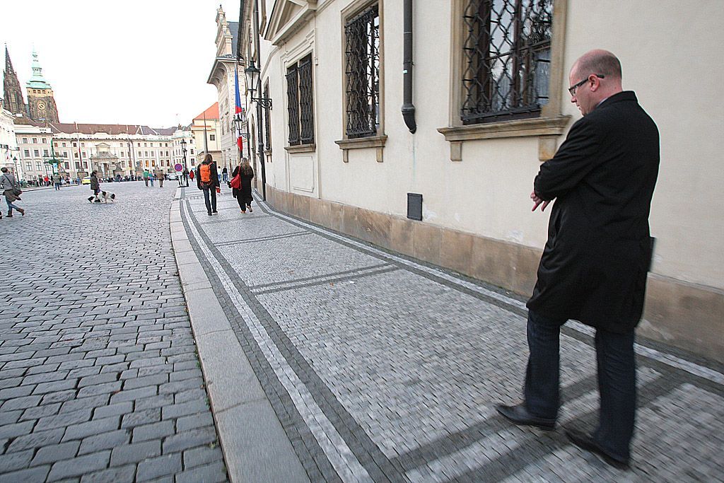 Bohuslav Sobotka na srazu svých příznivců