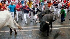 Tradiční běh před býky v Pamploně