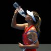 Maria Šarapovová při tréninku na Australian Open 2016