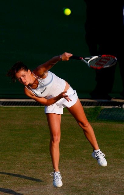 Iveta Benešová na Wimbledonu