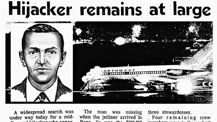 Vyskočil s padákem do tmy a navždy zmizel. Slavný únos boeingu stále neobjasnili; Zdroj foto: The Seattle Times / Reprofoto z dokumentárního filmu "FBI Finally Solve the Cold Case of DB Cooper" / Youtube.com