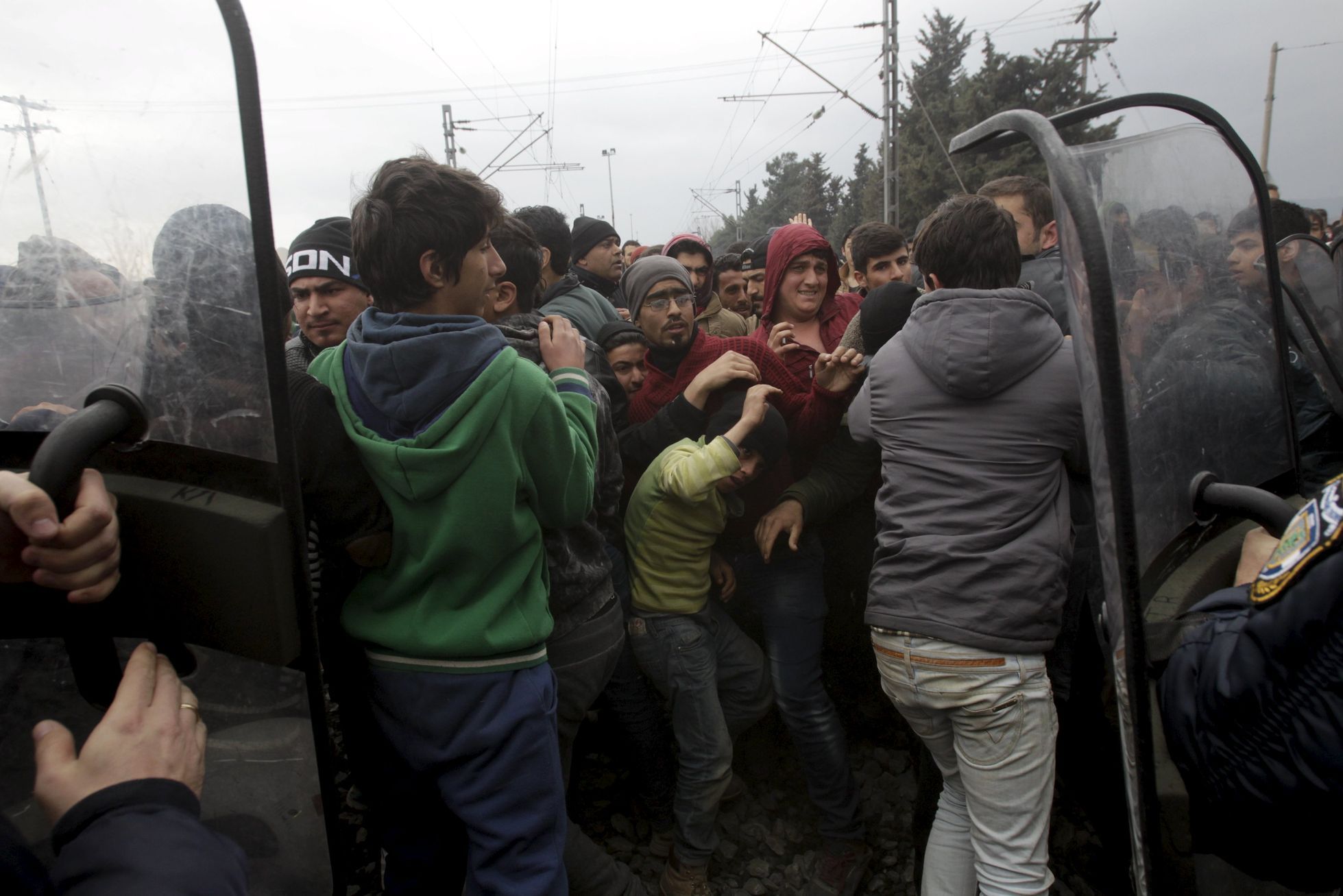 Uprchlíci v Idomeni
