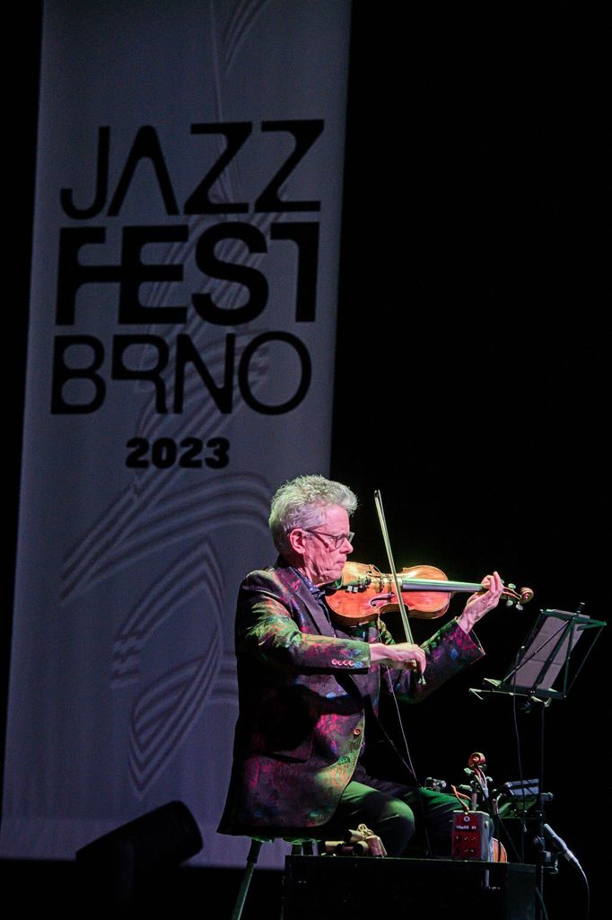 Snímek z vystoupení Kronos Quartetu v Brně.