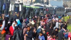 Sýrie, evakuace obléhaných oblastí
