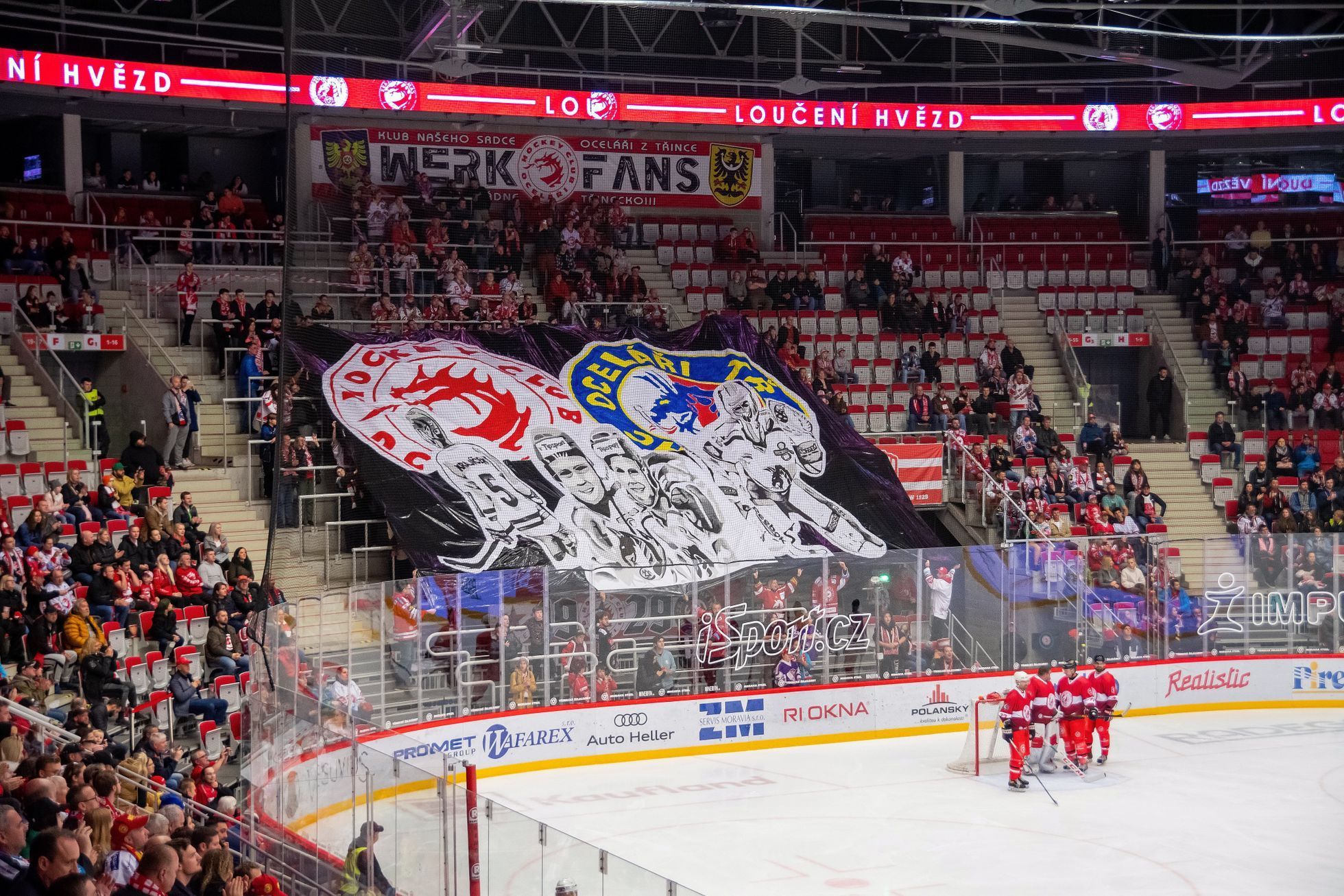 Exhibice v Třinci 2022: Choreo fanoušků