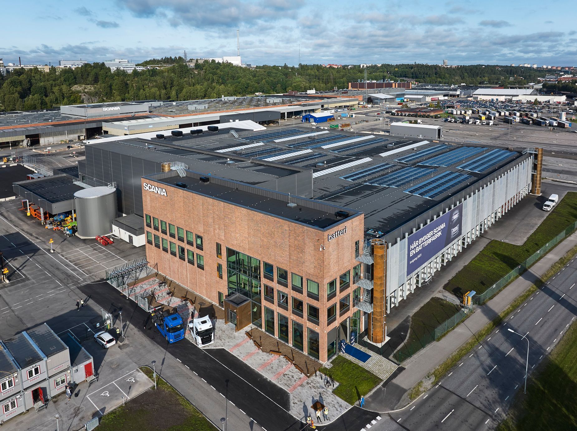 Scania Northvolt výroba baterií Švédsko