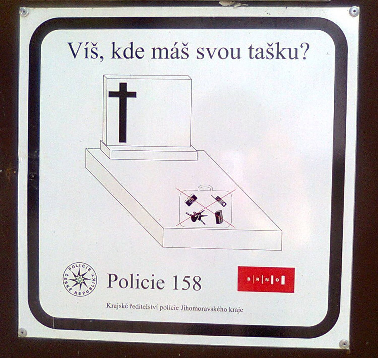 Cedule hřbitov hrob nápis vzkaz