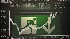 Pokles indexu Dax na burze ve Frankfurtu