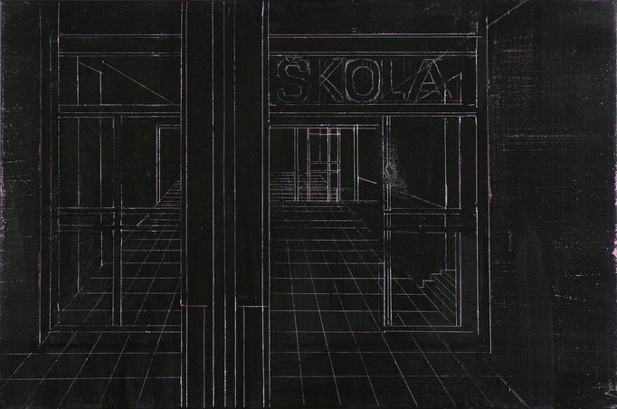 Josef Bolf: Škola, 2008, soukromá sbírka