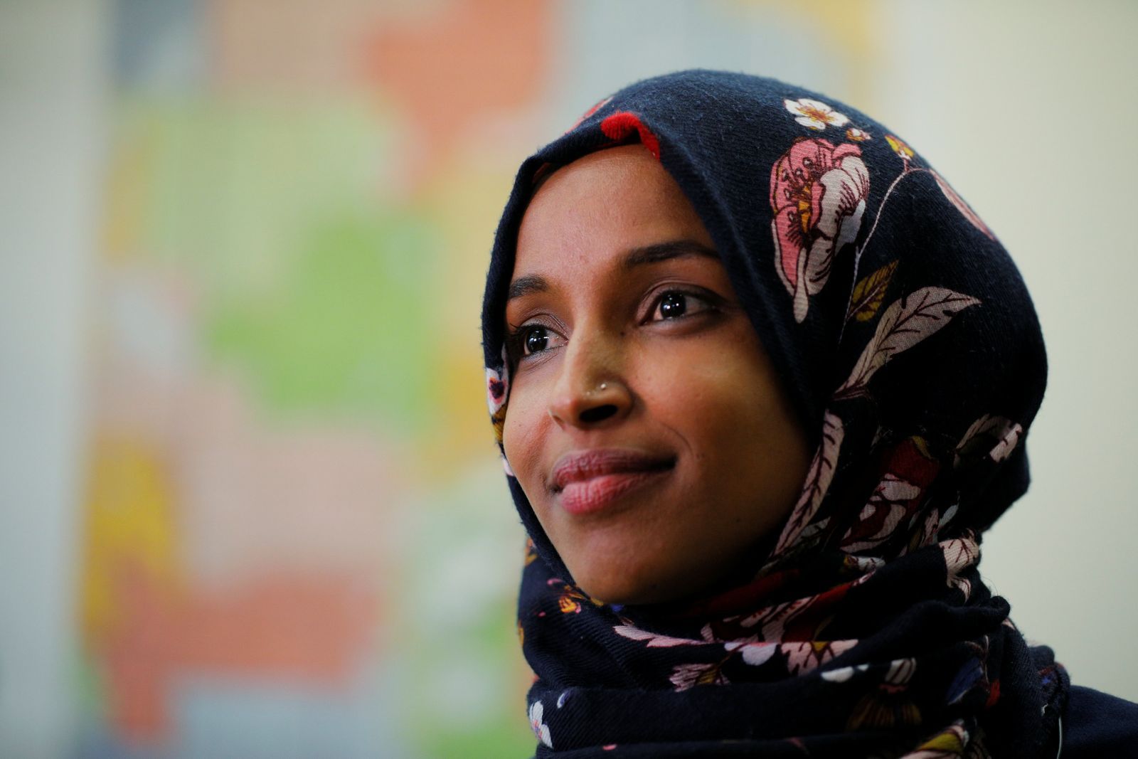 Ilhan Omarová, nově zvolená členka americké Sněmovny reprezentantů.