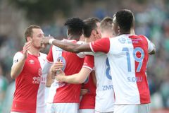 Slavia smetla Bohemians třemi góly a Plzni znovu odskočila, hlavní roli hrálo video