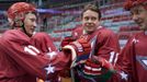 ZOH Soči 2014: Vladimir Putin a Pavel Bure v hale Bolšoj